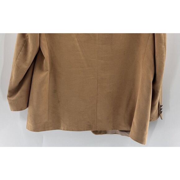 Lord & Taylor Fifth Ave Men Brown Camel Blazer Sport‎ Coat 44R Corp Classic - Picture 10 of 15
